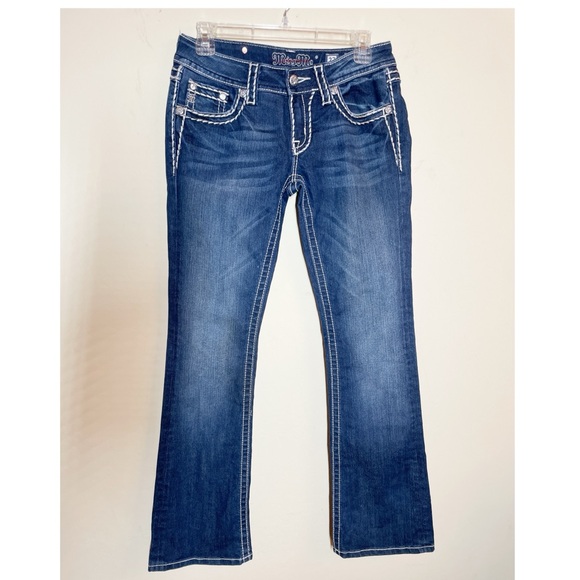 Miss Me Signature Boot Cut Jeans. Size 27 - Picture 2 of 7